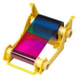 Zebra 800033-348 YMCKOK High-Capacity Color Ribbon for ZXP Series 3 Card Printers (Replaces 800033-848) - 230 Prints