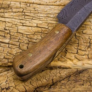 Forseti Steel Colter Skinner Damascus Knife