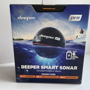 Deeper PRO Smart Sonar Castable and Portable Smart Sonar WiFi Fish Finder for Kayaks and Boats on Shore Ice Fishing Fish Finder