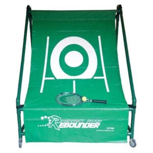 Perfect Pitch Rebounder - Tennis | 10 Min. Set-Up No Tools Required | Indoor & Outdoor | Locking Wheels Levels of Play | Use for Tennis, Pickleball, and Other Racquet Sports