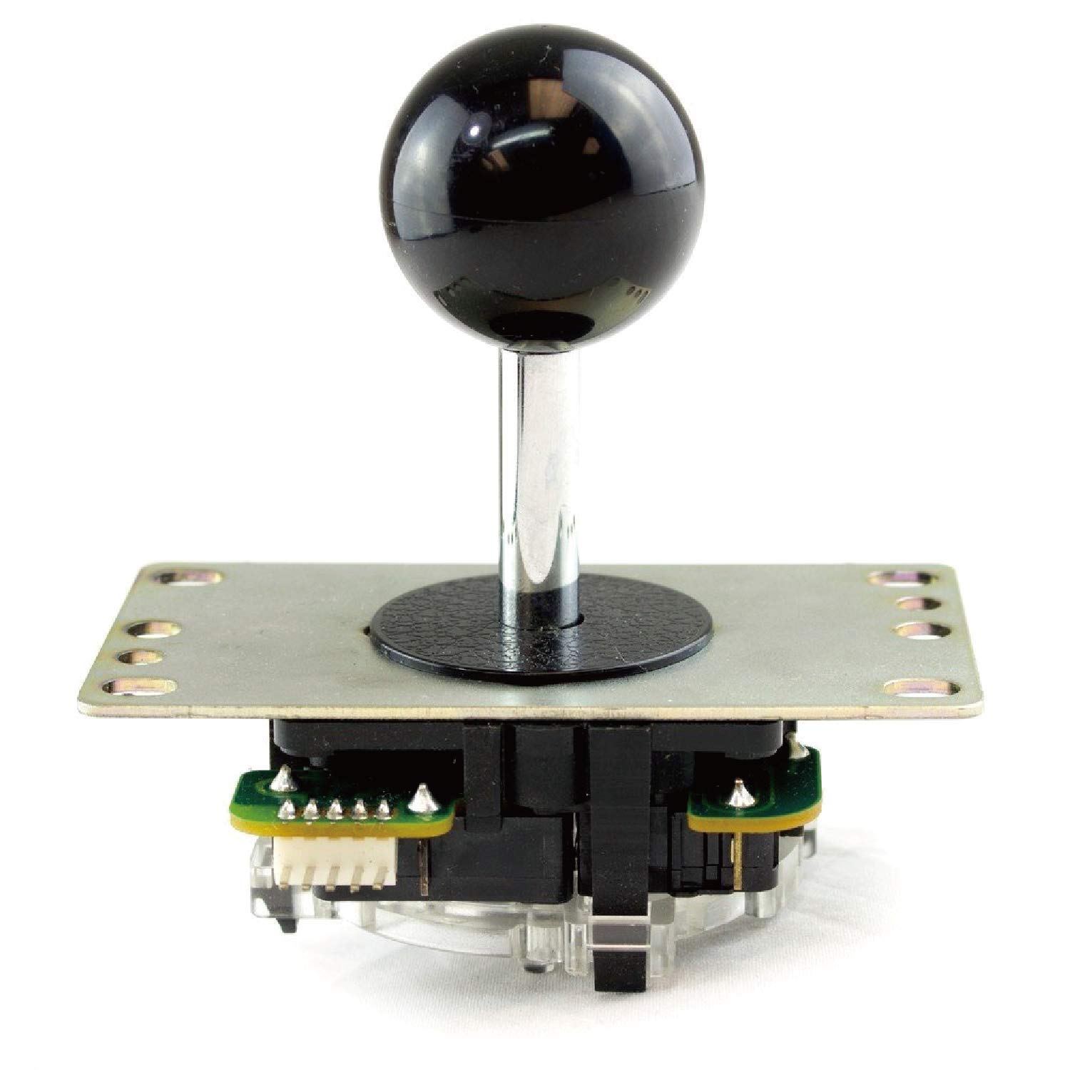 SANWA JLF-TP-8YT Joystick Black Original - for Arcade Jamma Game 4 & 8 Way Adjustable, Compatible with Catz Mad SF4 Tournament Joystick (Black Ball Top), Use for Arcade Game Machine Cabinet S@NWA