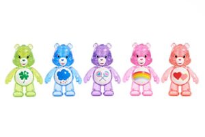 just play care bears glitter fun figure set (5 pack)