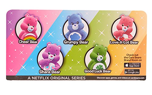 Just Play Care Bears Glitter Fun Figure Set (5 Pack)