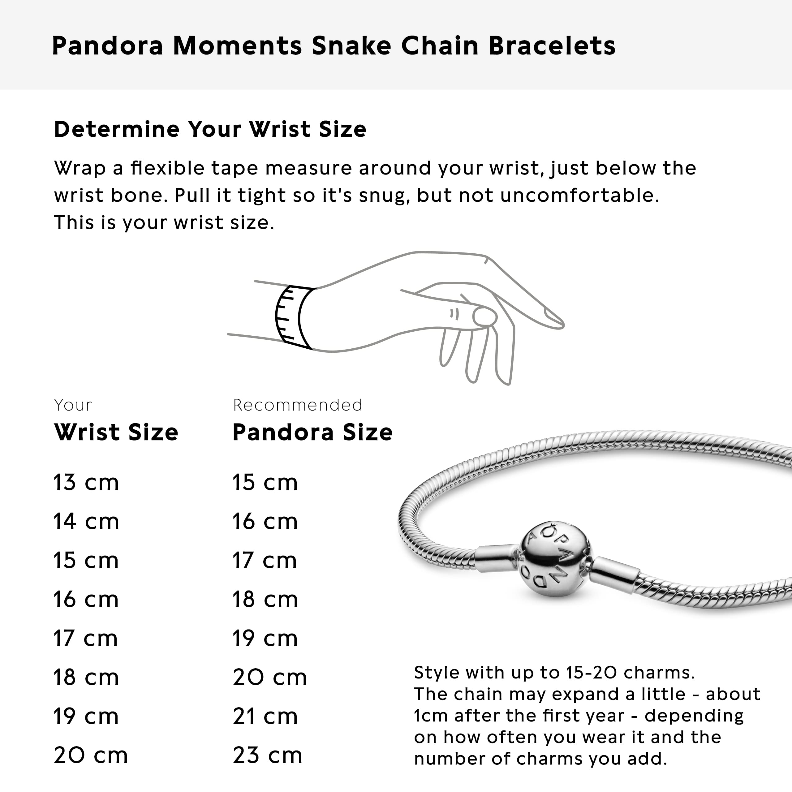 PANDORA Smooth Silver Clasp Bracelet