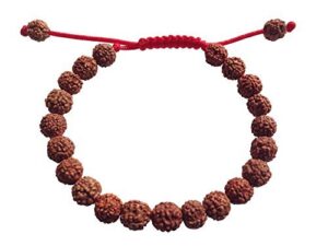 hands of tibet tibetan mala rudraksha wrist mala/bracelet for meditation (plain)