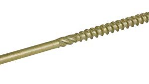 Power Pro 967784 Wood Screws, #10 x 5", Premium Outdoor Deck Screws, Rust Resistant, Epoxy Coated Bronze, 750pcs Box