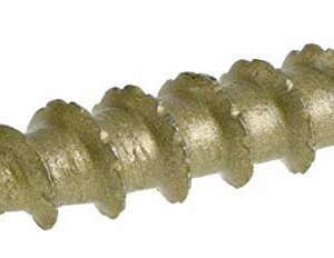 Power Pro 967784 Wood Screws, #10 x 5", Premium Outdoor Deck Screws, Rust Resistant, Epoxy Coated Bronze, 750pcs Box