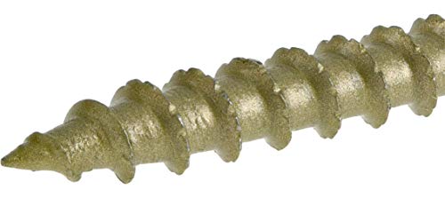 Power Pro 967784 Wood Screws, #10 x 5", Premium Outdoor Deck Screws, Rust Resistant, Epoxy Coated Bronze, 750pcs Box