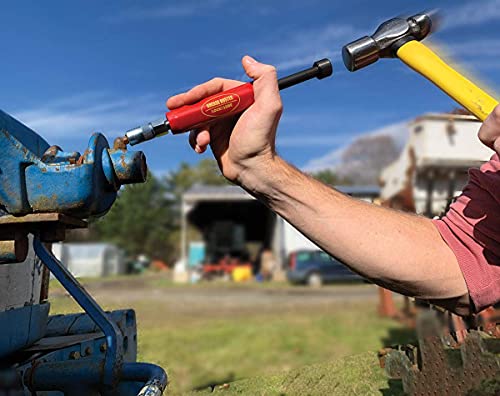 Grease Buster® - The Original, Made in The USA by LockNLube! Cleans and flushes Out Old Dried Grease from Fittings, pins, shafts, bushings, and Joints. Uses penetrating Fluid and Hydraulic Pressure.