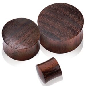 brown sono wood saddle plug