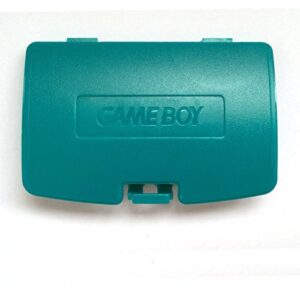 gameboy color gbc game boy colour replacement battery cover - blue-green