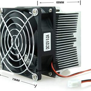 TX Aluminium Heatsink Cooling Fan+44mm Lens 60 Degree for 50W 100W LED Chip (Heatsink+60 Degree Lens)