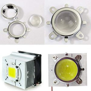 TX Aluminium Heatsink Cooling Fan+44mm Lens 60 Degree for 50W 100W LED Chip (Heatsink+60 Degree Lens)