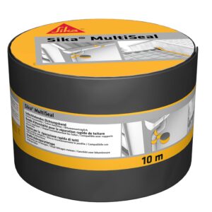 Sika Multiseal, Tear-resistant self-adhesive sealing strip, 100mm x 10m, Gray