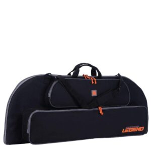 legend archery bowarmor™ 116 compound bow case - shoulder strap, soft tricot and foam padding - inside length 44"