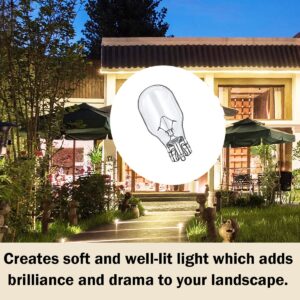 Landscape Light Bulbs For Philips 12 Volt 11 Watt T5 Wedge Base Low Voltage Lights Bulbs/ Garden Light Bulbs/ Deck Light Bulbs/ Yard Light Bulbs/ Malibu Bulbs - 20 Pack