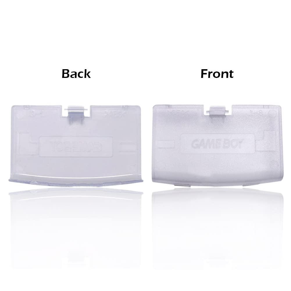 Clear Purple Battery Cover Case Back Door Part for Nintendo Gameboy Advance GBA