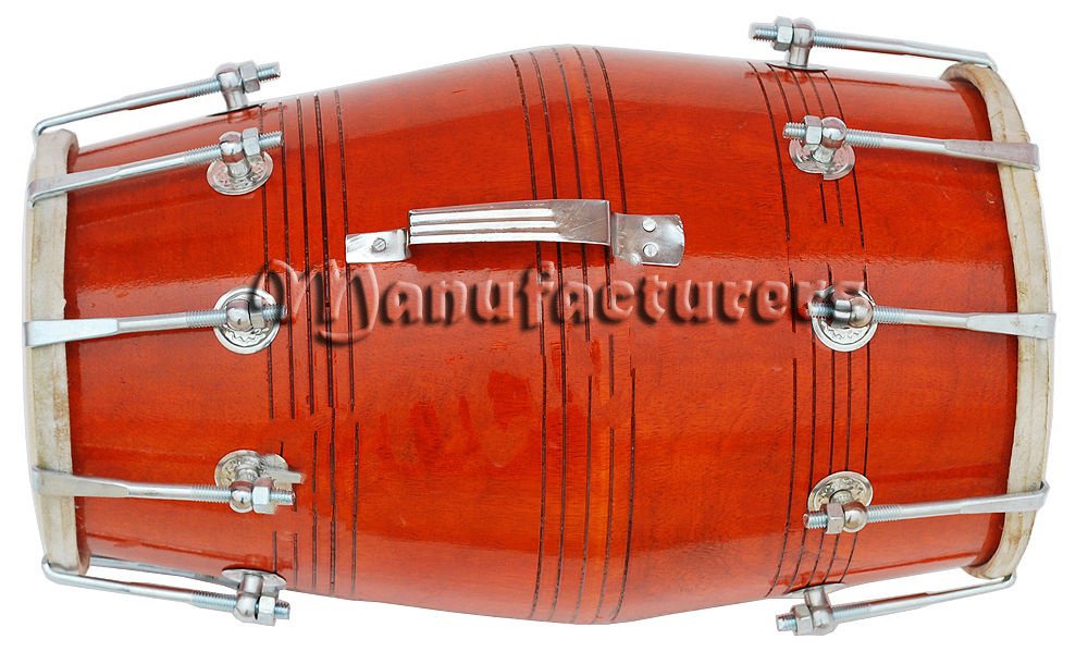 Dholak Drums 18 Bolt Tuned Made With Mango Wood Dholki Yoga Bhajan Kirtan Mantrared