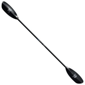 accent paddles air touring/recreational kayak paddle (2 piece), black, 240cm