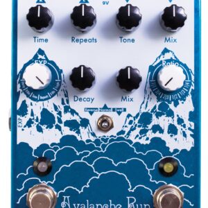 EarthQuaker Devices Avalanche Run Stereo Reverb & Delay with Tap Tempo Guitar Effects Pedal