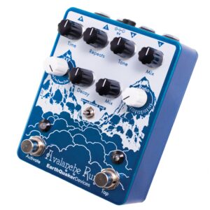 EarthQuaker Devices Avalanche Run Stereo Reverb & Delay with Tap Tempo Guitar Effects Pedal