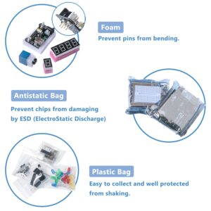 ELEGOO UNO Project Super Starter Kit with Tutorial and UNO R3 Board Compatible with Arduino IDE