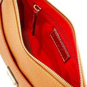 Dooney & Bourke Handbag, Pebble Grain Ginger Pouchette Crossbody - Caramel