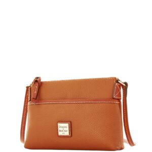 Dooney & Bourke Handbag, Pebble Grain Ginger Pouchette Crossbody - Caramel