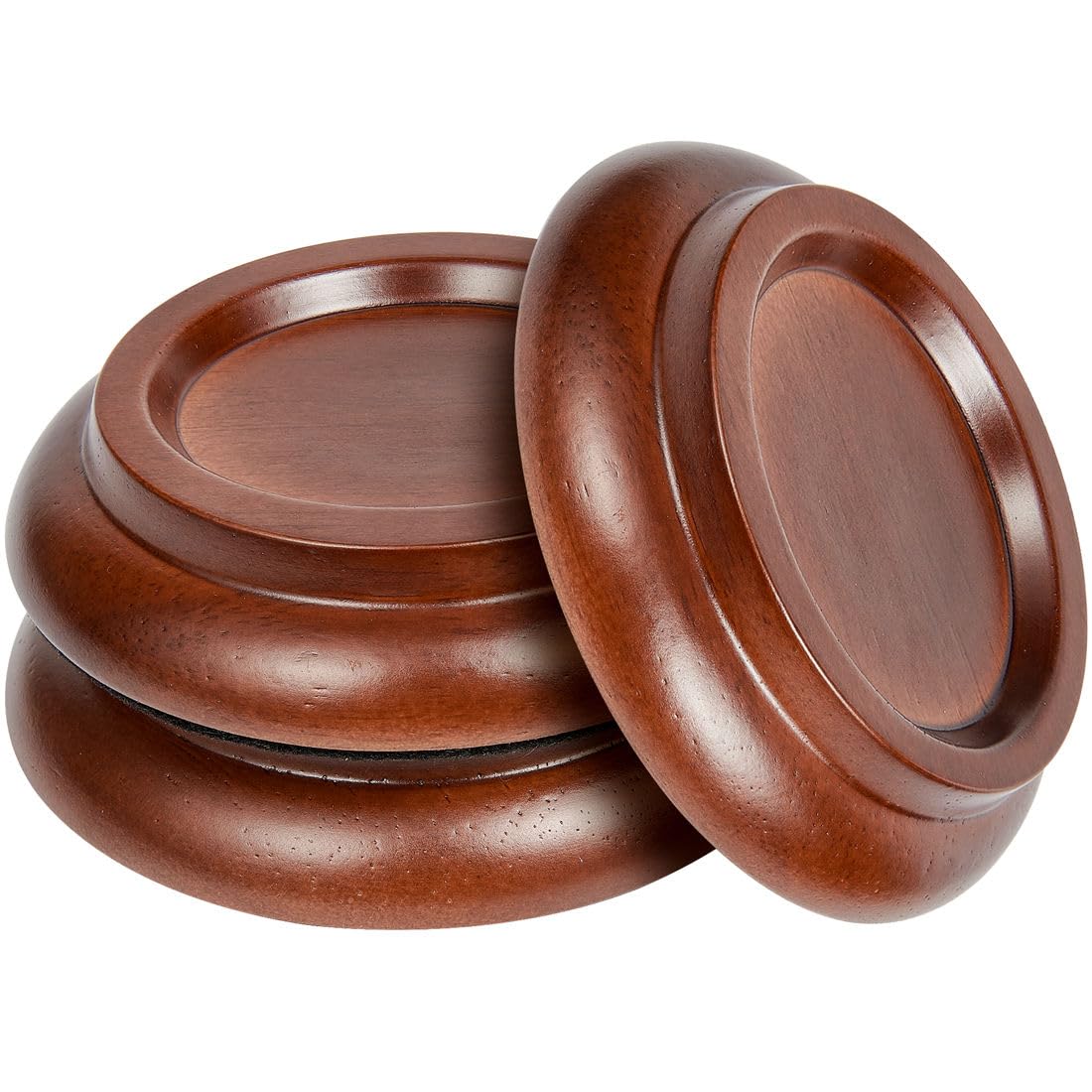 Piano Caster Cups Grand Piano Caster Cups Wood coasters Cups Piano Caster Pads for Grand Piano