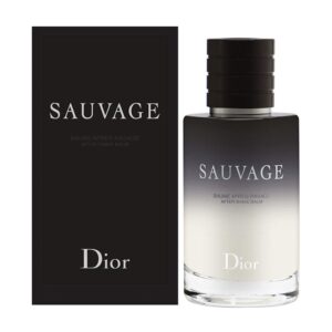 christian dior sauvage after shave balm for men, 3.4 ounce