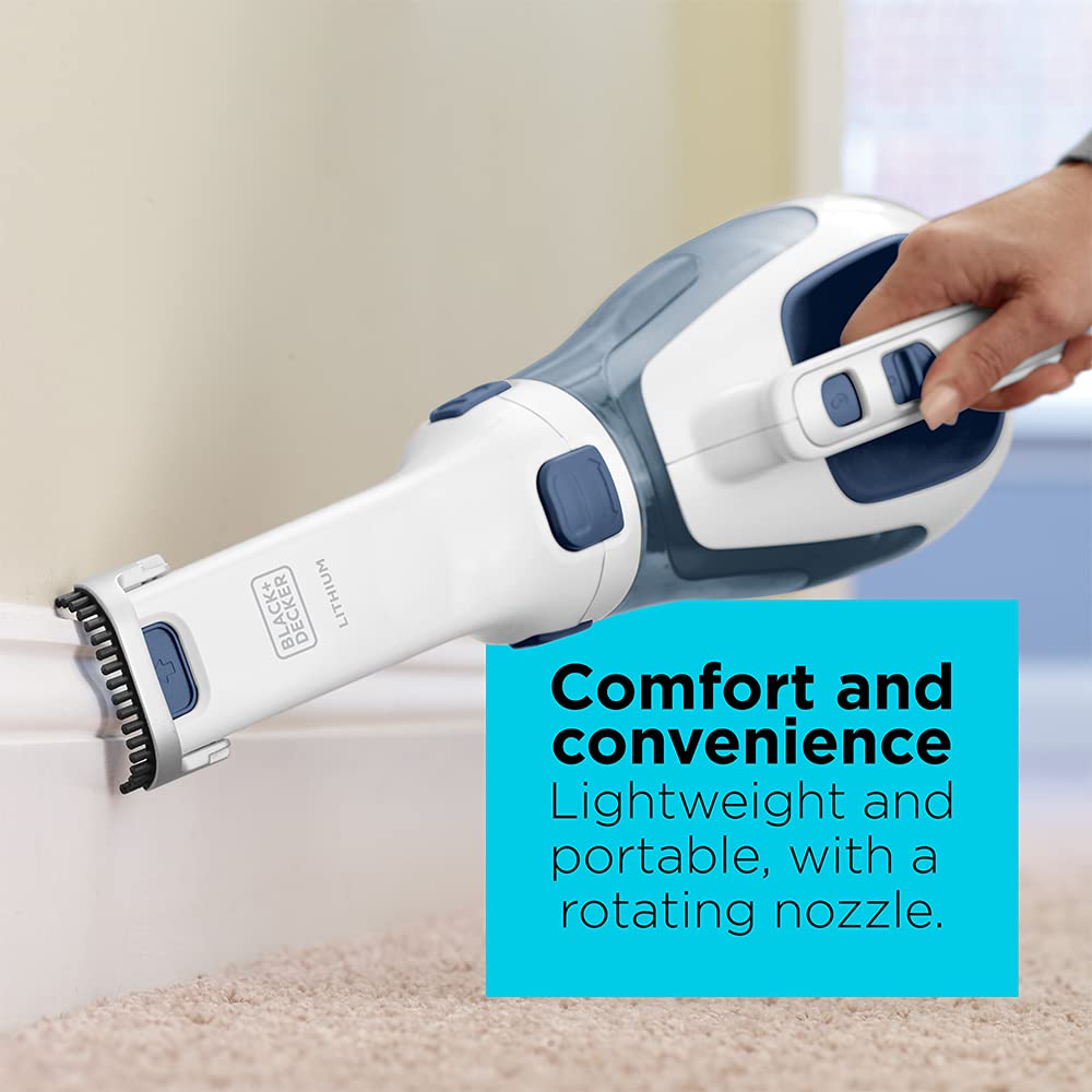 BLACK+DECKER HHVI325JR22 Dustbuster Cordless Lithium Hand Vacuum, Ink Blue