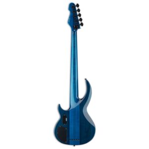 ESP LBB1005QMBLKAQ-KIT-1 Bunny Brunel Signature Series BB-1005 QM 5-String Electric Bass, Black Aqua