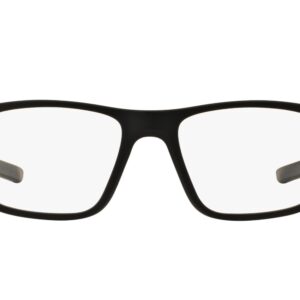 Oakley Men's Ox8078 Hyperlink Square Prescription Eyeglass Frames, Satin Black/Demo Lens, 54 mm