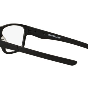 Oakley Men's Ox8078 Hyperlink Square Prescription Eyeglass Frames, Satin Black/Demo Lens, 54 mm