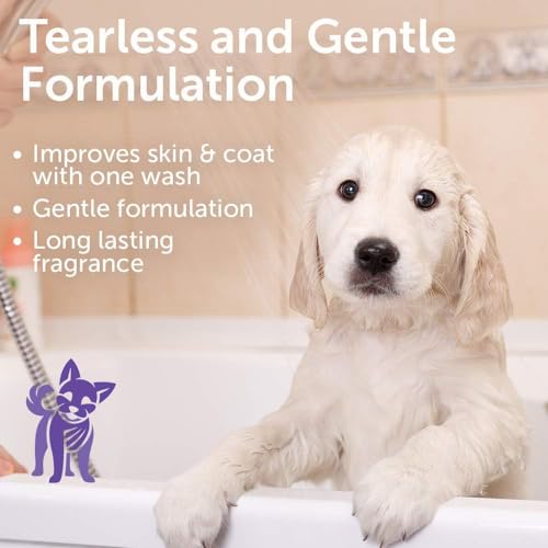 Nootie - Pet Shampoo for Sensitive Skin - Revitalizes Dry Skin & Coat - Natural Ingredients - Soap, Paraben & Sulfate Free - Cleans & Conditions