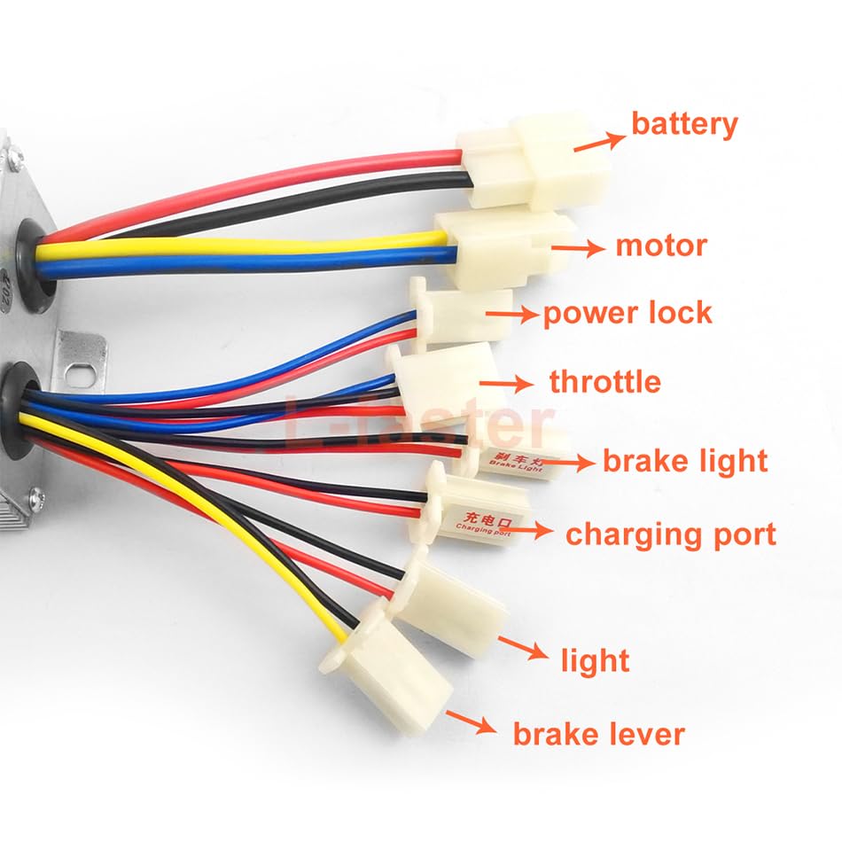 L-faster 24V 36V 350W Electric Motorized Electric Drive Bike Conversion Kit E-Bicycle Kit E-Bike Motor Set HOMEMADE DIY Electrci Bicycle (24V350W)