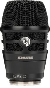 shure rpw174 ksm8 dualdyne wireless capsule for shure transmitters