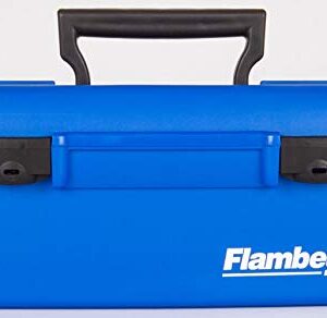 Flambeau Outdoors 6009TD Lil' Brute Fishing Tackle and Gear Box with Lift-Out Tray, Blue