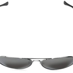 zeroUV - Mirrored Aviator Sunglasses for Men Women with Spring Loaded Hinges (3-Pack | Silver)