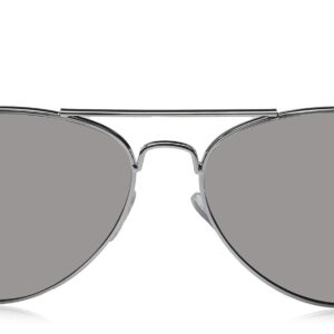 zeroUV - Mirrored Aviator Sunglasses for Men Women with Spring Loaded Hinges (3-Pack | Silver)