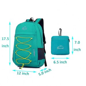 CLEVER BEES Outdoor Foldable Water Resistant Hiking Backpack