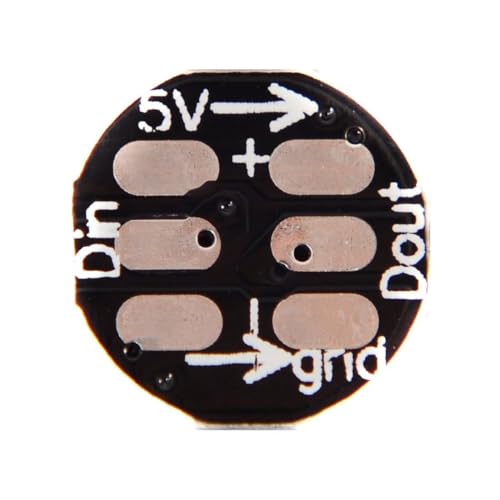 BTF-LIGHTING WS2812B 100PCS 5050SMD Individually Addressable Smart RGB LED Pixel for Arduino 5V DC Single 1-led LED Module Pixels Color Light little rgb LEDs Lampon Black Heat Sink PCB Board Only DC5V