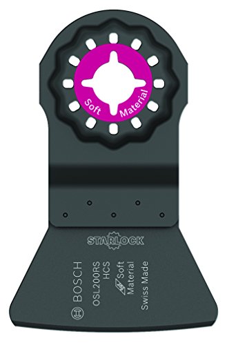 BOSCH OSL200RS 1-Piece 2 In. Starlock Oscillating Multi Tool Soft Materials High-Carbon Steel Rigid Scraper Blade for Removing Tough Sealants, Adhesives, Paint