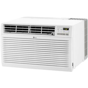 LG 10,000 BTU Through the Wall Air Conditioner, 115V, Cools up to 440 Sq. Ft. for Bedroom, Living Room, Apartment, with Remote, 3 Cool & Fan Speeds, Wall AC Unit, White