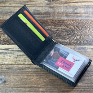 Set Of 2 Heavy Duty Vinyl Credit Card ID Holder Wallet Insert MADE IN USA