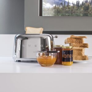 Smeg 2-slice toaster (Stainless Steel)