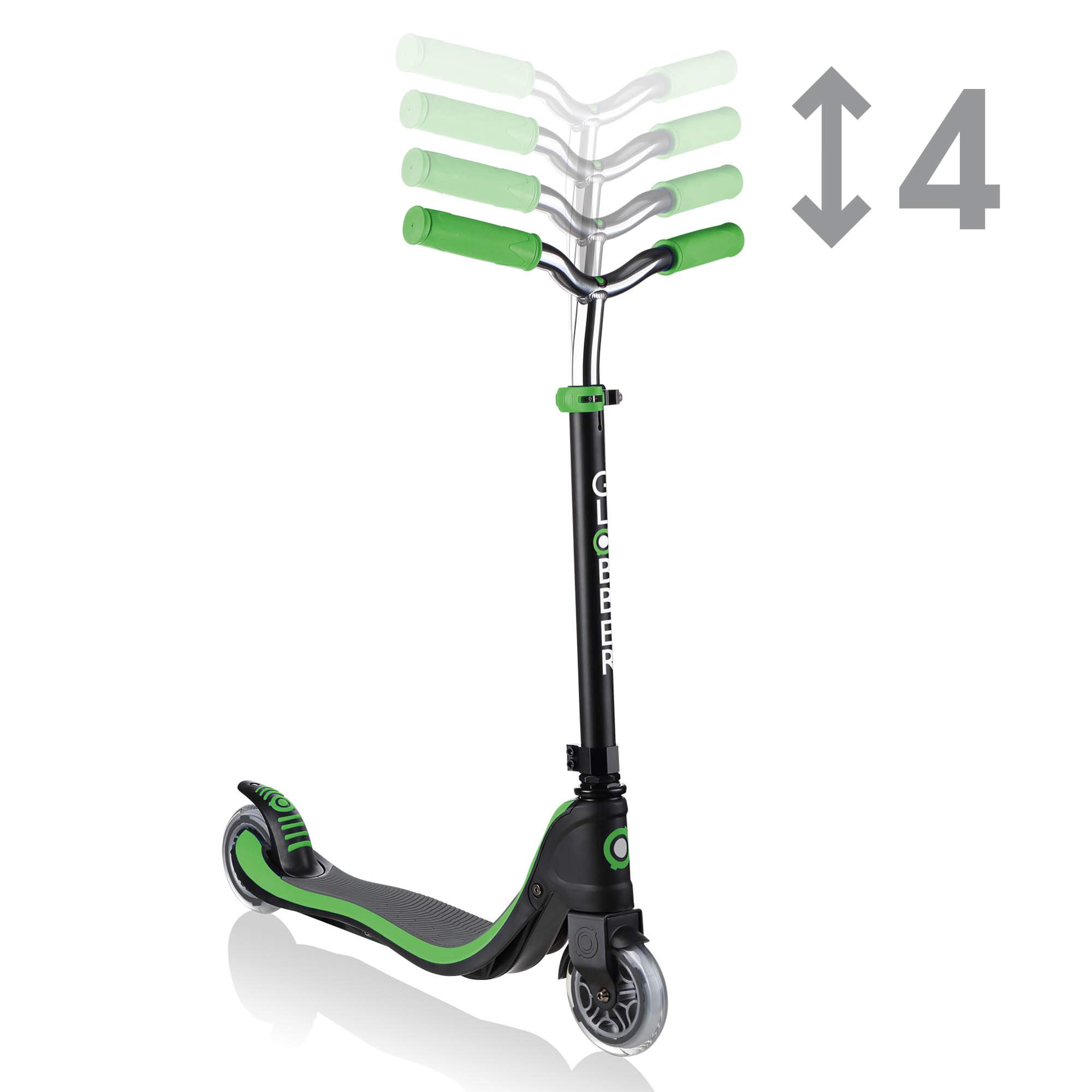 Flow 2 Wheel Adjustable Height Kick Scooter (Green)