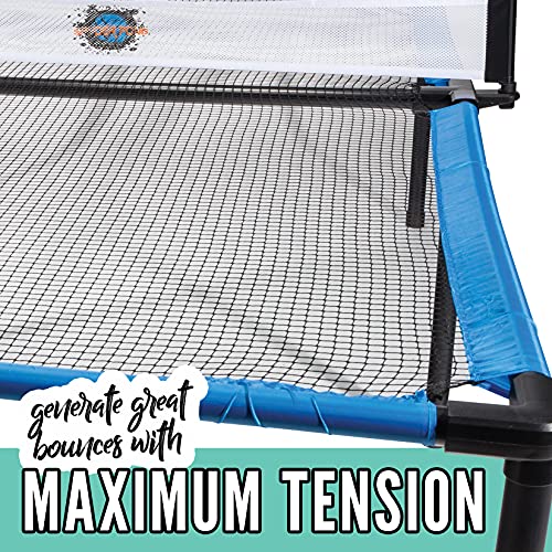 Franklin Sports Spyder Pong Tennis - Table Tennis, Volleyball + 4-Square Outdoor Game - Indoor + Outdoor Game for Kids - Includes Net, Table, Paddles + Ball - Perfect for Beach, Backyard + Living Room