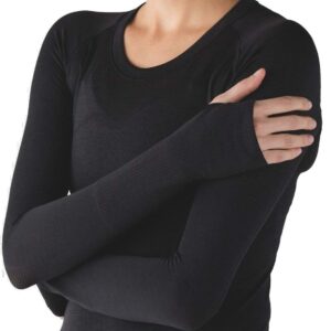 lululemon Swiftly Tech Long Sleeve Crew (Black, 8)