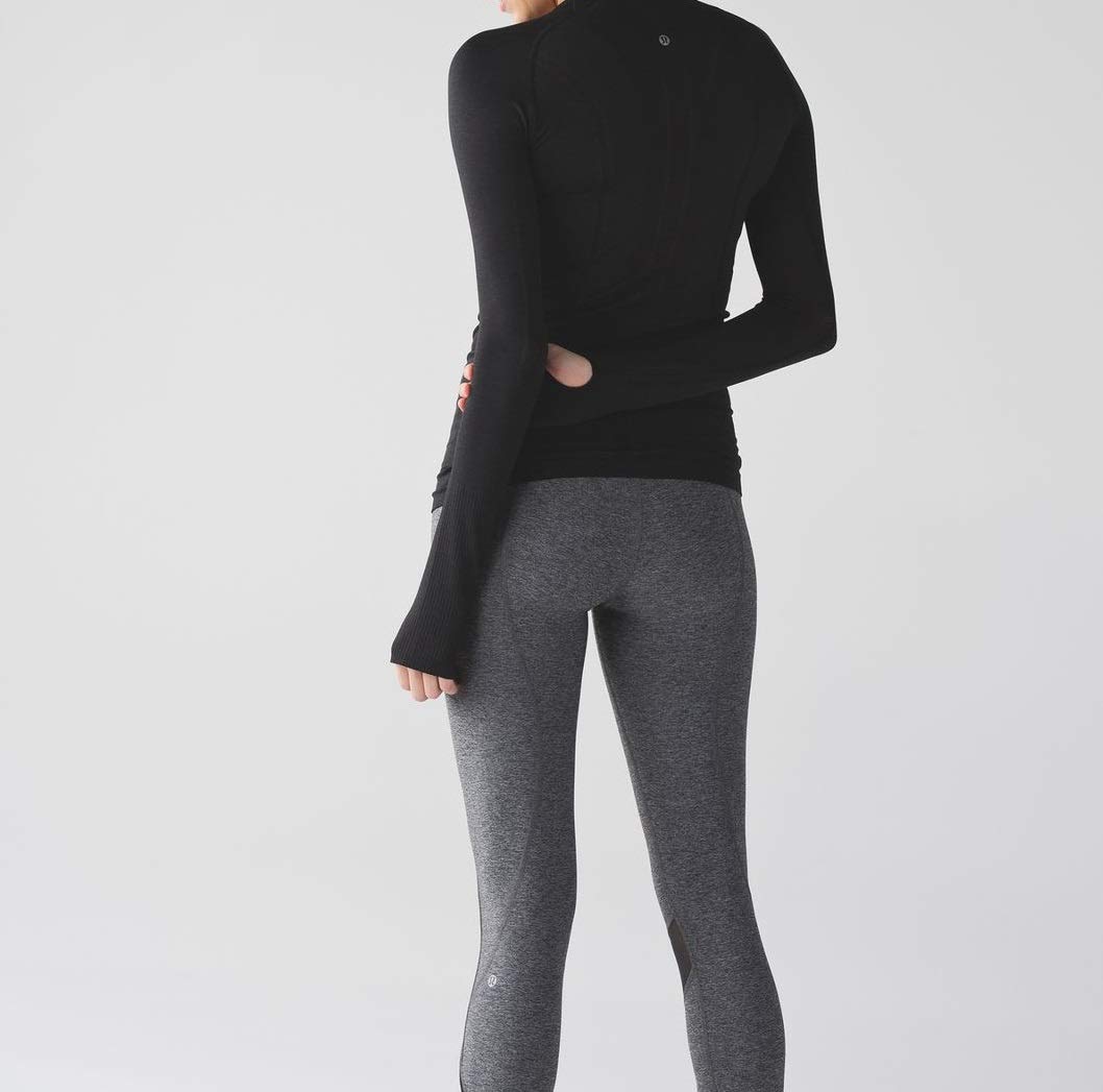 lululemon Swiftly Tech Long Sleeve Crew (Black, 8)